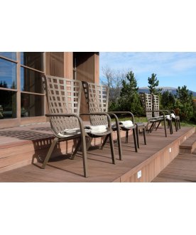 Табурет пластиковый Poggio тортора