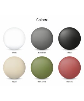 Табурет пластиковый полубарный Tom Bar 65 марсала