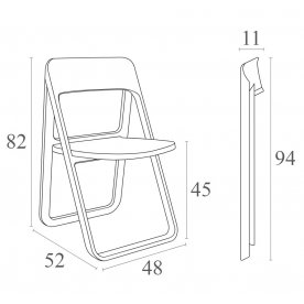 Складной стул 234/079-1569