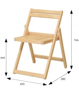 Складной стул Массив