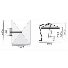 Зонт 091/4040LEBA1S