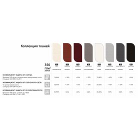 Зонт профессиональный 3х4 м Astro Carbon графит / слоновая кость