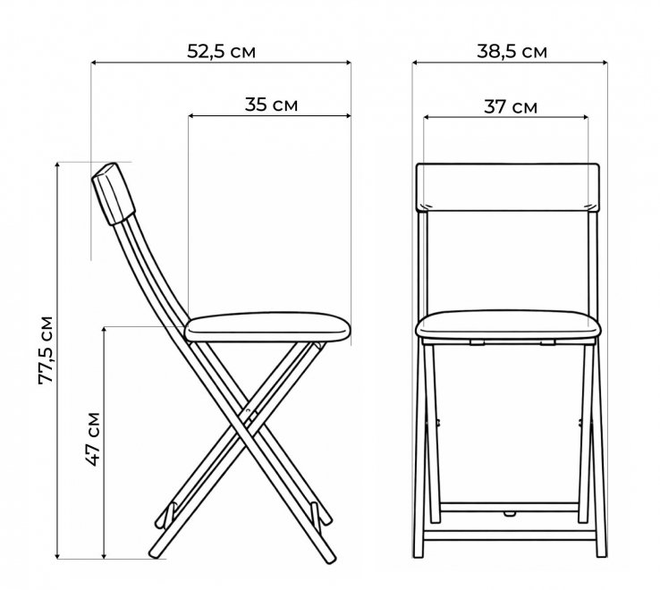 Стул на металлокаркасе Elevis темно-серый / черный