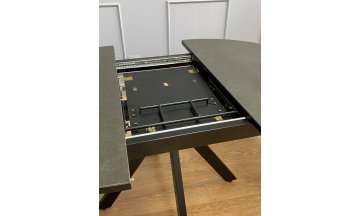 Керамический стол AR1000 темно-серый / черный