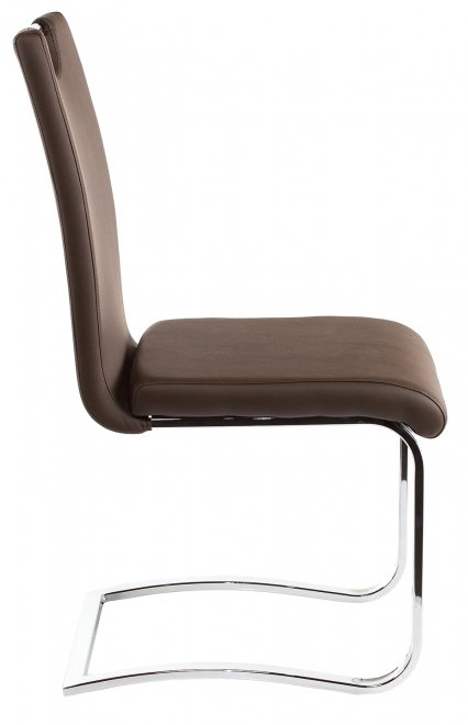 Стул Avola Brown/DC-1050 brown(640)/chrome стул (бр) 1522БР5645 - Отстутсвует спинка.