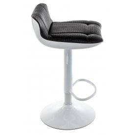Барный стул Domus белый / черный - Уцененный экземпляр