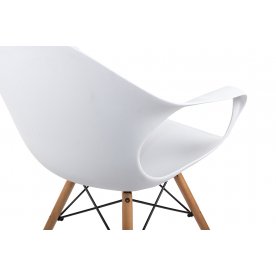 Кресло Hames Light белый / деревянный каркас