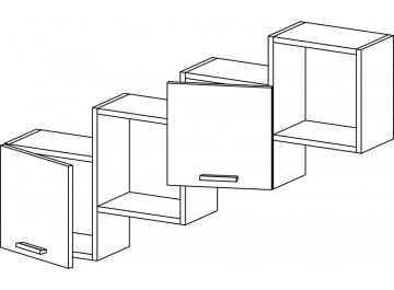 Шкаф навесной Флэш