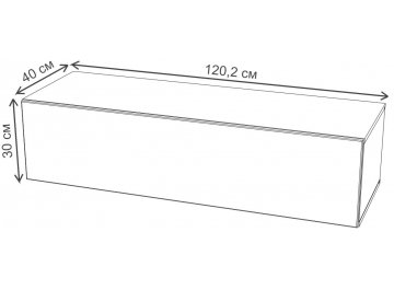 Шкаф навесной Лоук ТИП-35