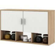 дуб сонома / белый