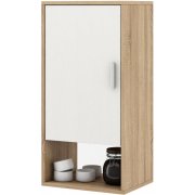 дуб сонома / белый