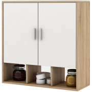 дуб сонома / белый