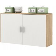 дуб сонома / белый