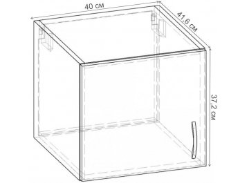 Шкаф навесной Шкаф навесной 400 ПН.007.400-01