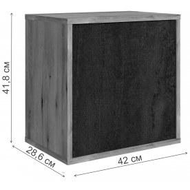 Шкаф навесной Макао 4110.М1.РК