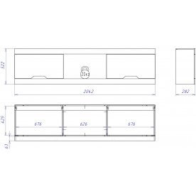 Шкаф навесной Гарда