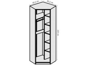 Шкаф Аллегро Ромб вариант 9