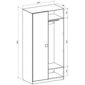 Шкаф Анастасия АН-1К