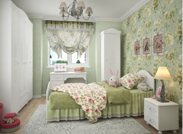 Шкаф распашной Ассоль АС-28 белое дерево