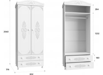 Шкаф Ассоль АС-2