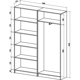 Шкаф Бостон-14