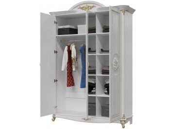 Шкаф для одежды Да Винчи 3-хдверный белый