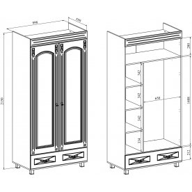 Шкаф Элизабет ЭМ-6