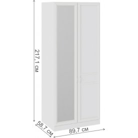 Шкаф Франческа СМ-312.07.005R правый