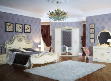 Шкаф для одежды Грация 190 слоновая кость