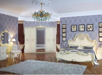 Шкаф для одежды Грация 280 слоновая кость