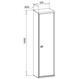 Шкаф Индиана JREG1D