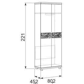 Шкаф Ирис 28