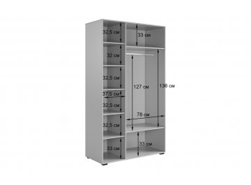 Распашной шкаф Катрин ЛДСП