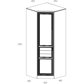 Шкаф Лира №50