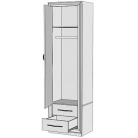 Шкаф Нобиле Пл-60/60 КК