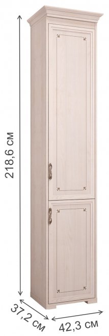 Шкаф-пенал Афродита 27 лиственница сибио