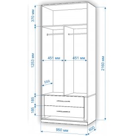 Шкаф Пл-95/60 Н