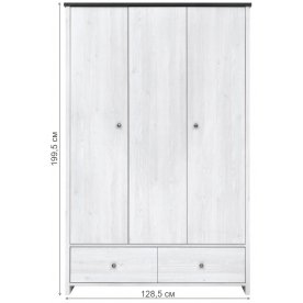 Шкаф Порто SZF3D2S