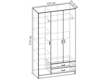 Шкаф Рио-3.7 ШР.064.1200-01