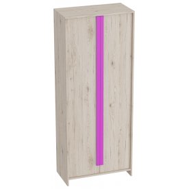Шкаф двухдверный Скаут фуксия