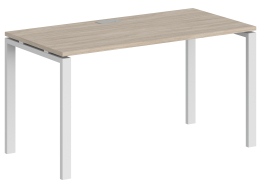 Компьютерный стол SG.206 дуб светлый / белый