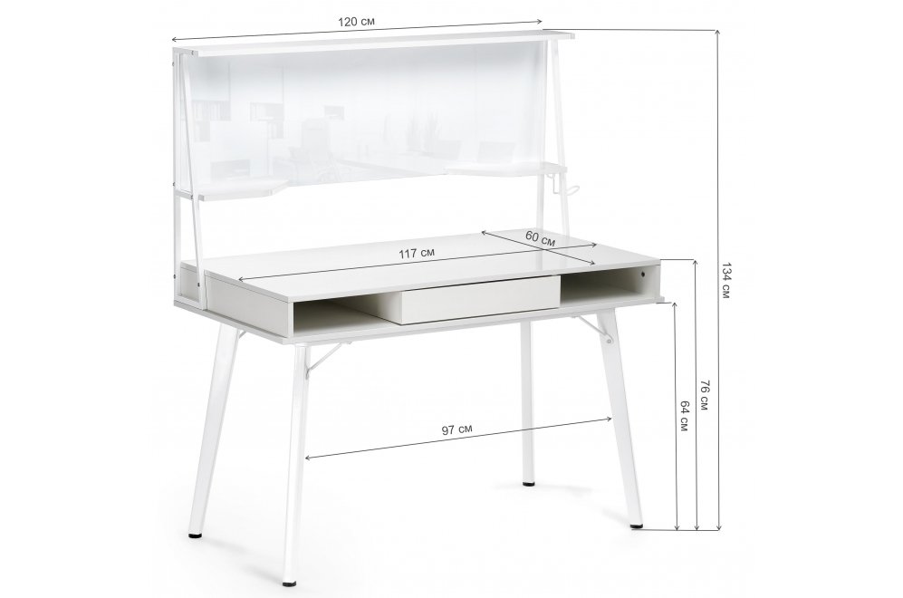 Комплект детской мебели Алис белый / розовый