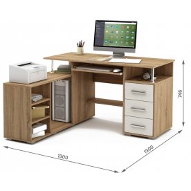 Компьютерный стол Амбер-11К