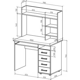 Компьютерный стол Остин-11К