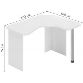 Компьютерный стол Домино Lite СКЛ-ИгрУгл120 К карамель правый