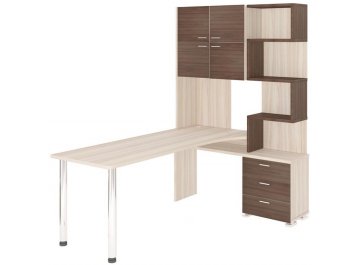 Компьютерный стол Домино СР-500М/190 КШК-Ч-правый