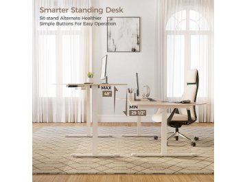 Компьютерный стол Eureka ERK-EDI-FS-MW