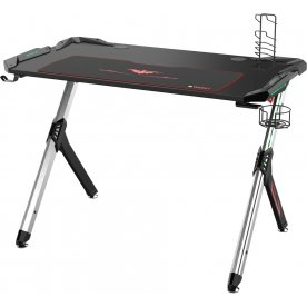 Компьютерный стол Eureka R1 S черный / с RGB подсветкой