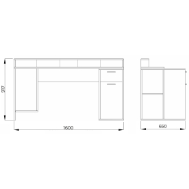 Компьютерный стол Интерлиния СК-13