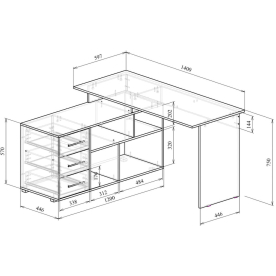 Компьютерный стол Краст-02